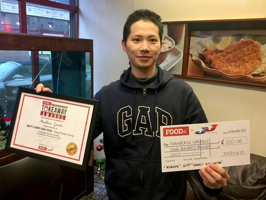 Shuliang Li, Owner of Mandarin Garden and Winner of Best Curry Dish